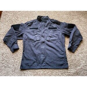 Bulgarian Military Jacket 2018 Men's Size Medium Black Full Zip Black